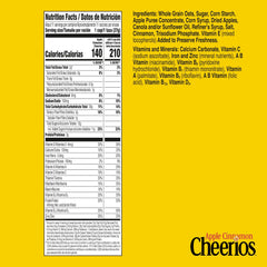 Cheerios gluten-free cereal pack, a convenient morning option.