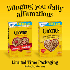 Cheerios gluten-free label on the cereal box