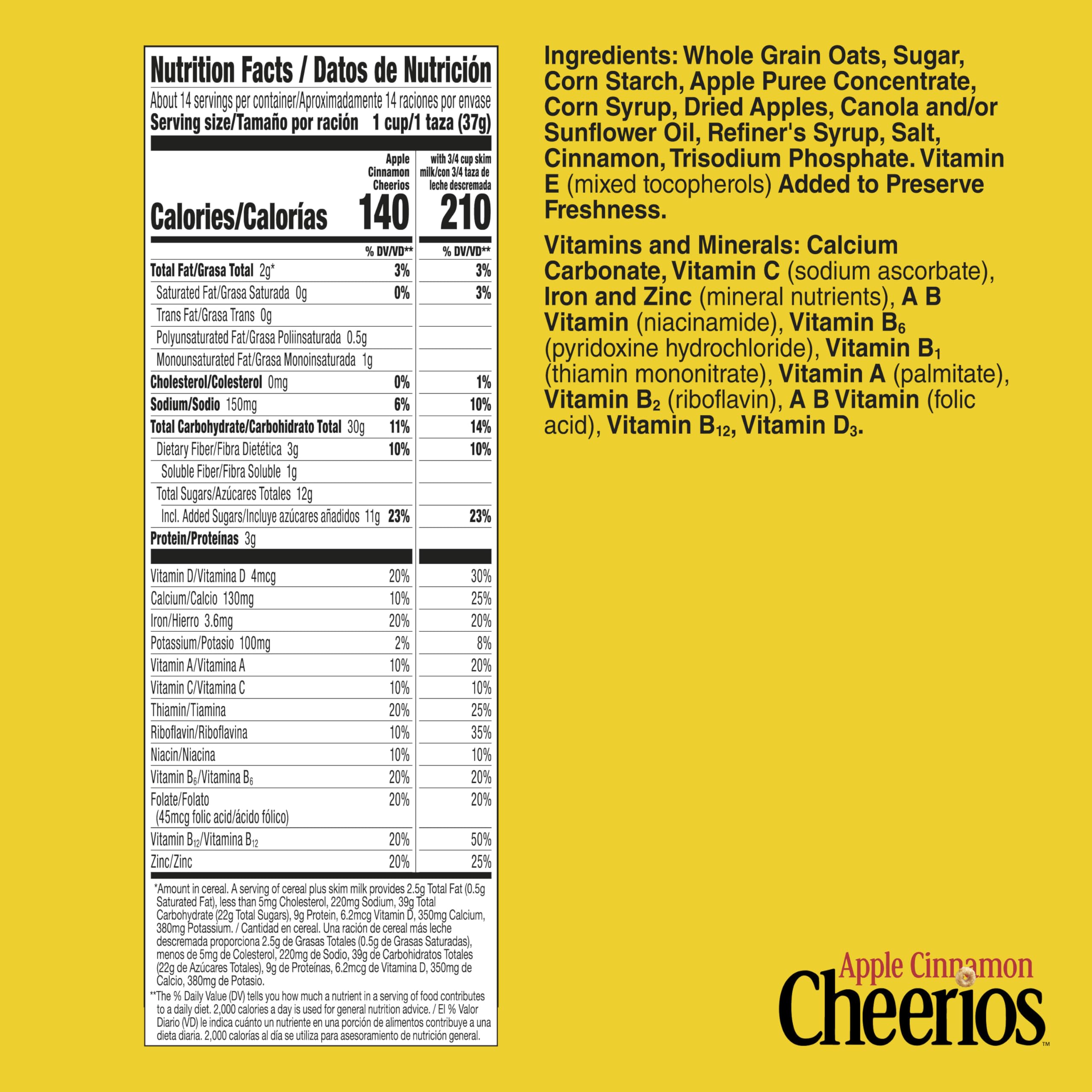 Cheerios gluten-free packaging indicating an easy gluten-free breakfast option.
