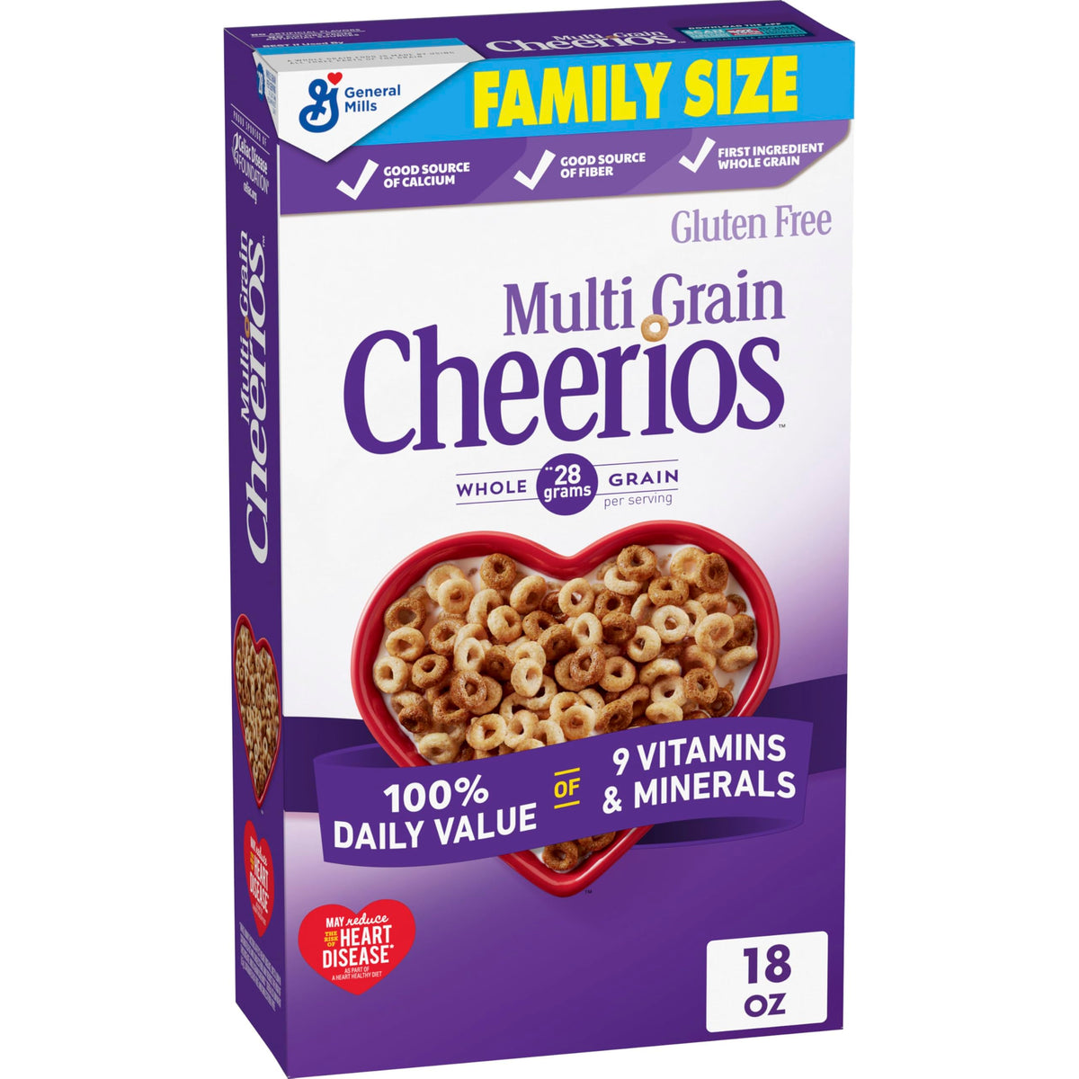 Cheerios Multi Grain cereal bowl for a wholesome breakfast.