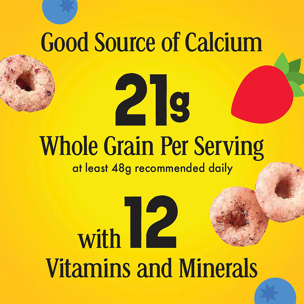 No artificial flavors or colors in Very Berry Cheerios.