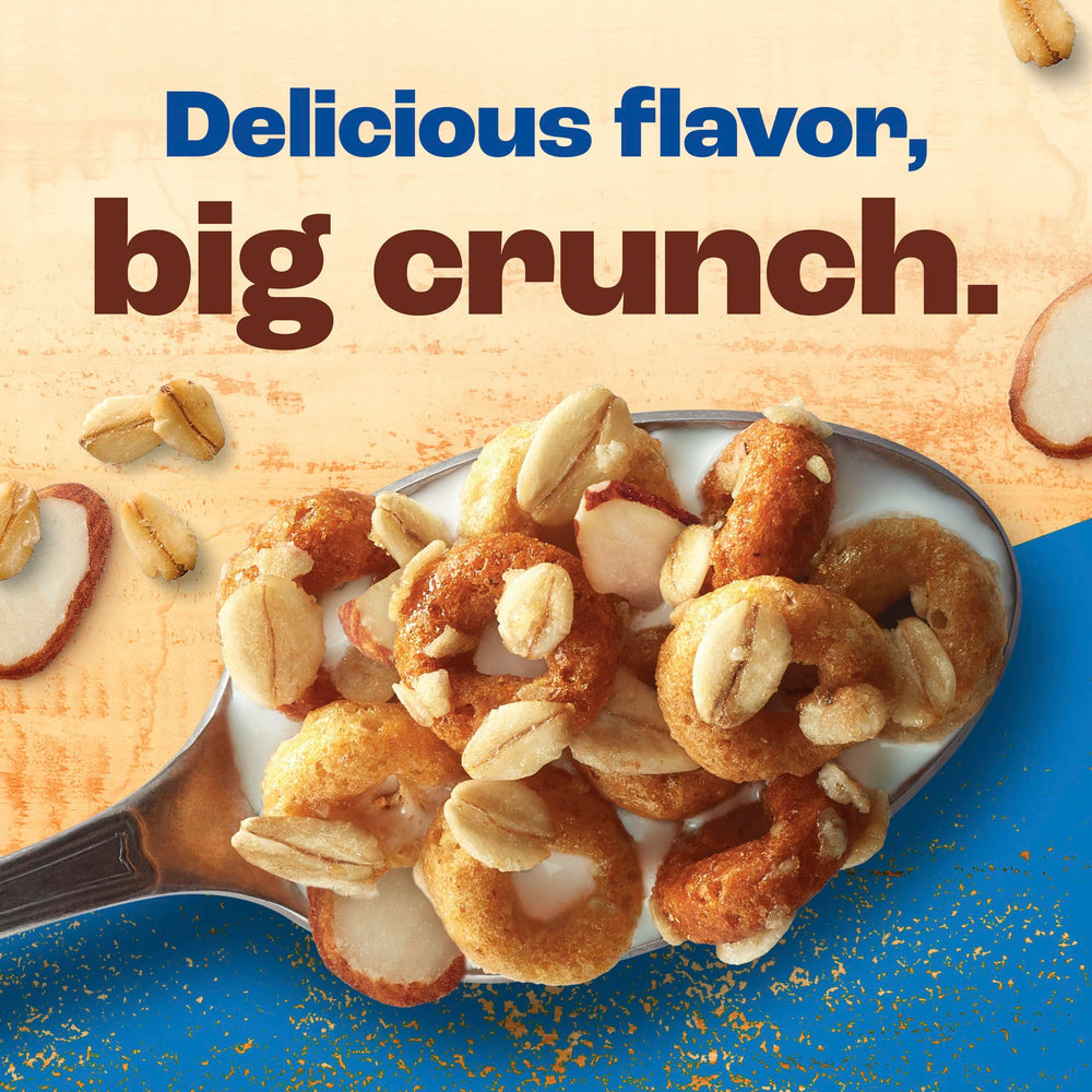 Large 18.2 oz Cheerios Oat Crunch Almond box displayed