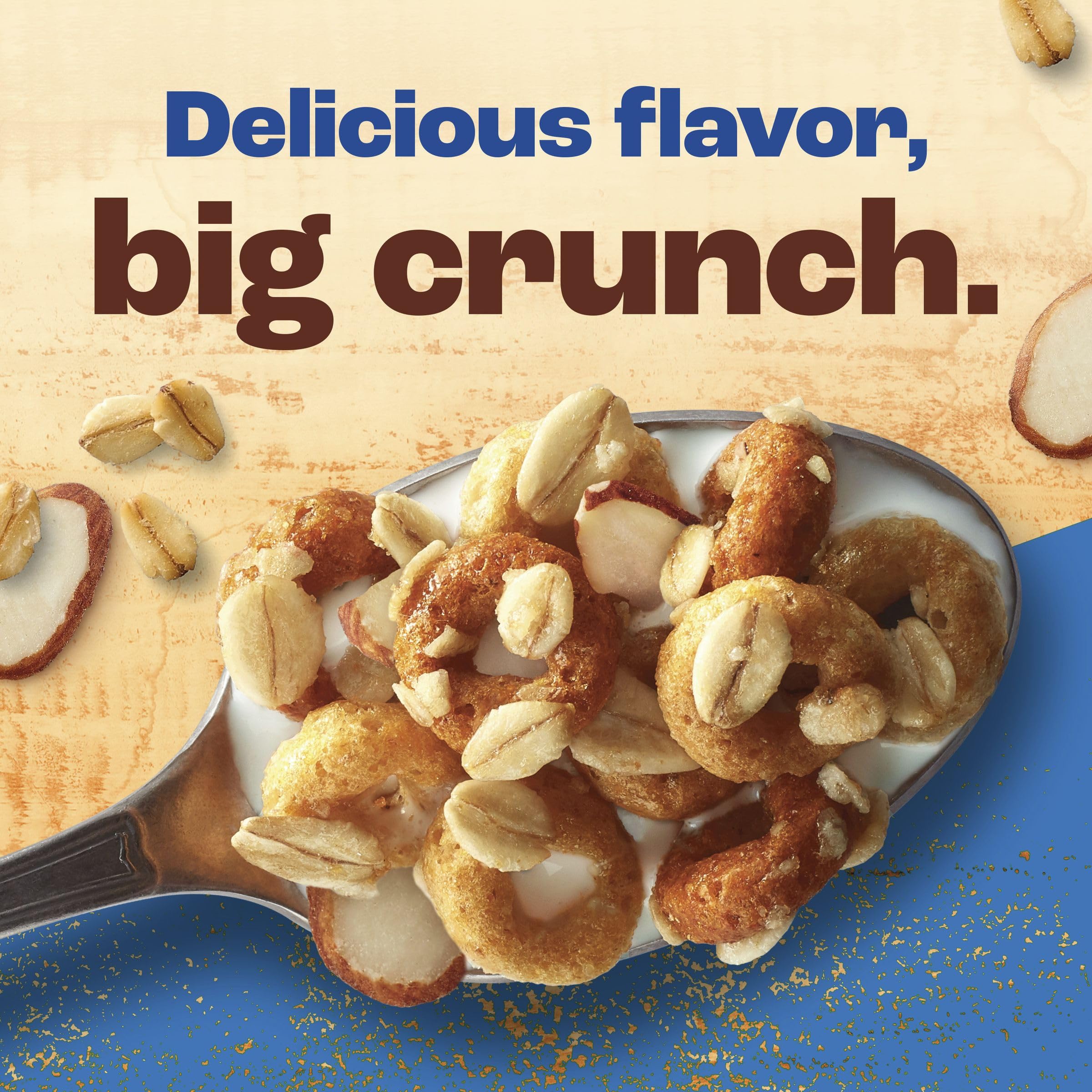 Cheerios Oat Crunch Almond served as a quick on-the-go snack.