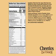 Cheerios Oat Crunch Chocolate bowl full of crunchy cereal for a quick, satisfying morning