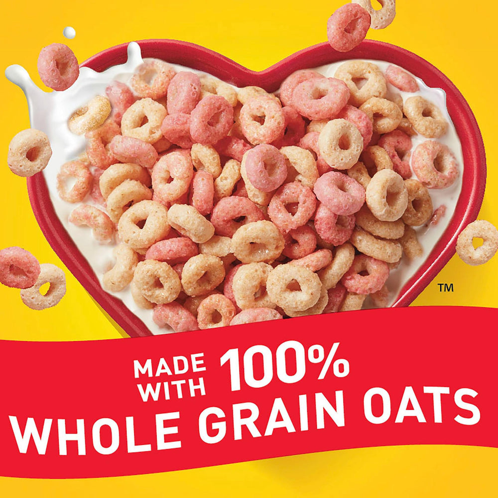 Serving Cheerios Strawberry Banana as a gluten-free morning staple for kids