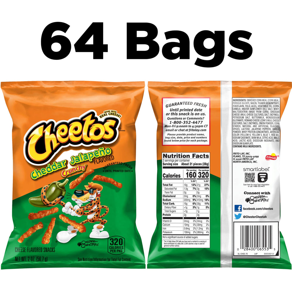 Cheetos cheddar jalapeño bag close-up highlighting bold cheese flavor