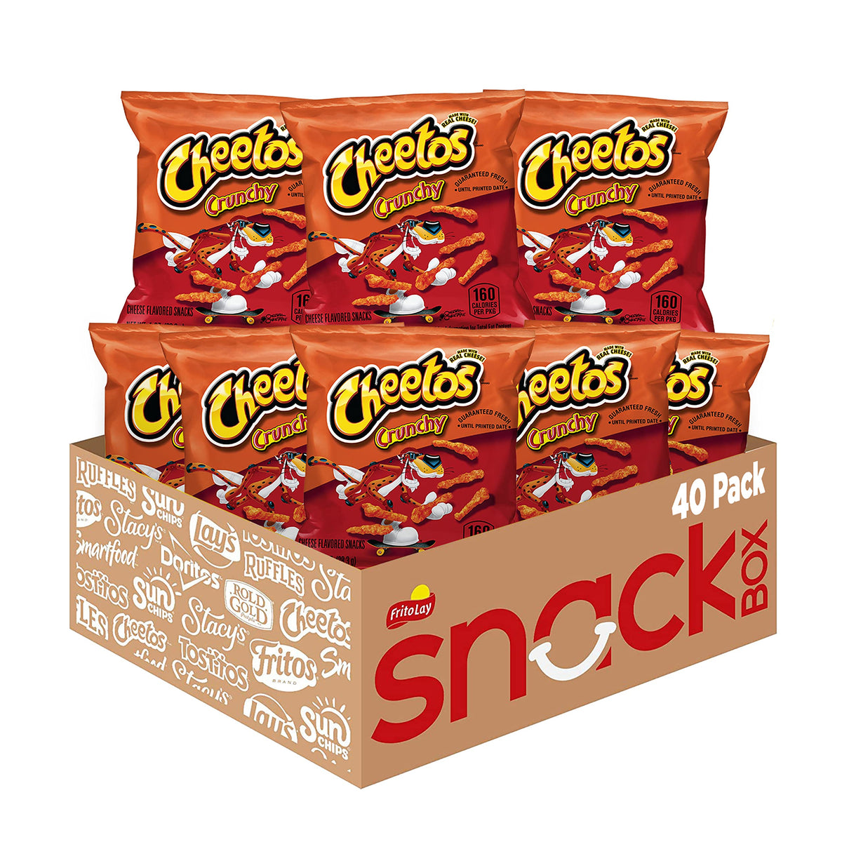 Cheetos Crunchy Cheese 1oz bag ready for a quick, flavorful bite.