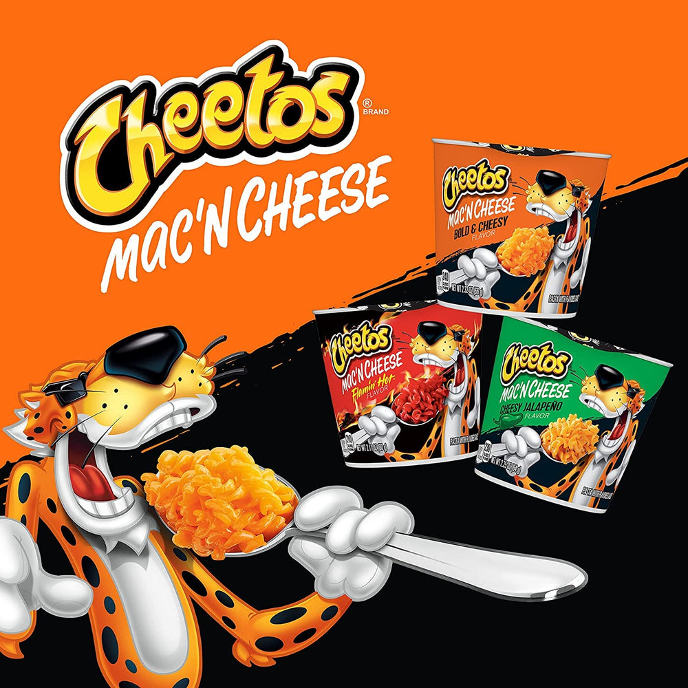 Serving idea with Cheetos Mac N Cheese in a bowl