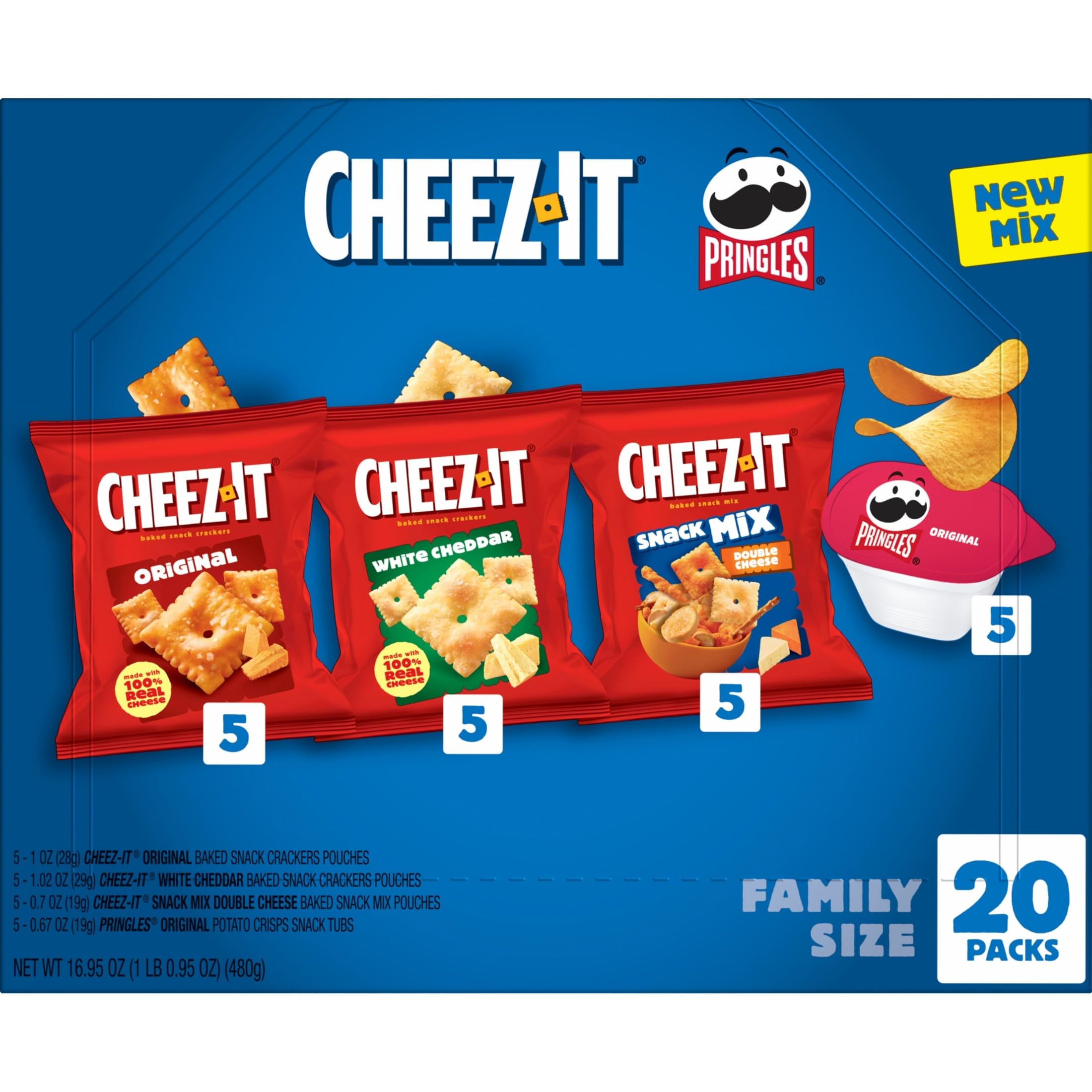 Cheez-It and Pringles road trip snacks ready for the road