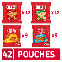 Cheez-It Cheddar Sour Cream & Onion crackers pack, savory bite for school lunches.