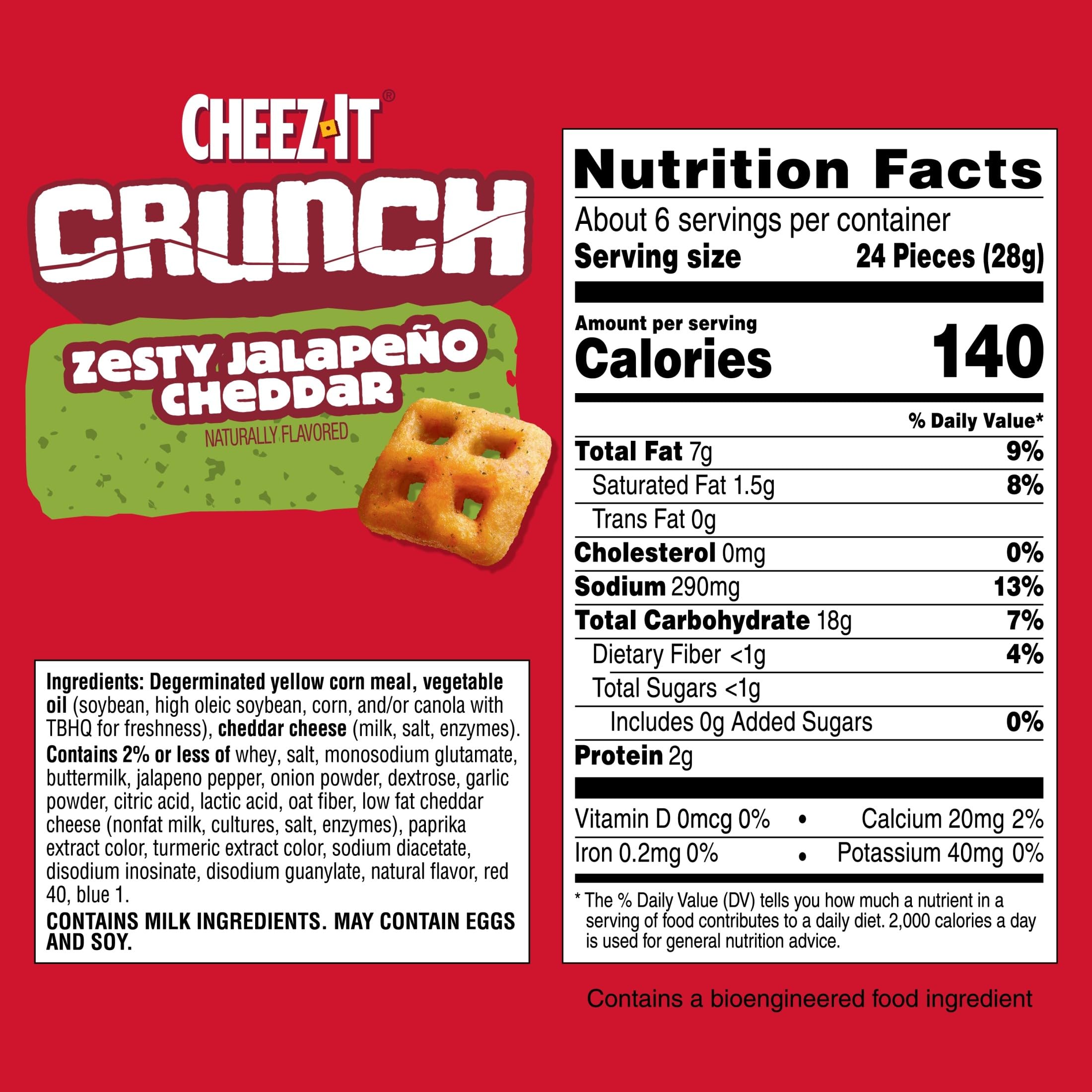 Cheez-It Crunch Kick'n Nacho Cheese flavor offers a bold game-night bite.