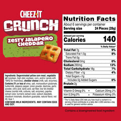 Cheez-It Crunch Kick'n Nacho Cheese flavor offers a bold game-night bite.
