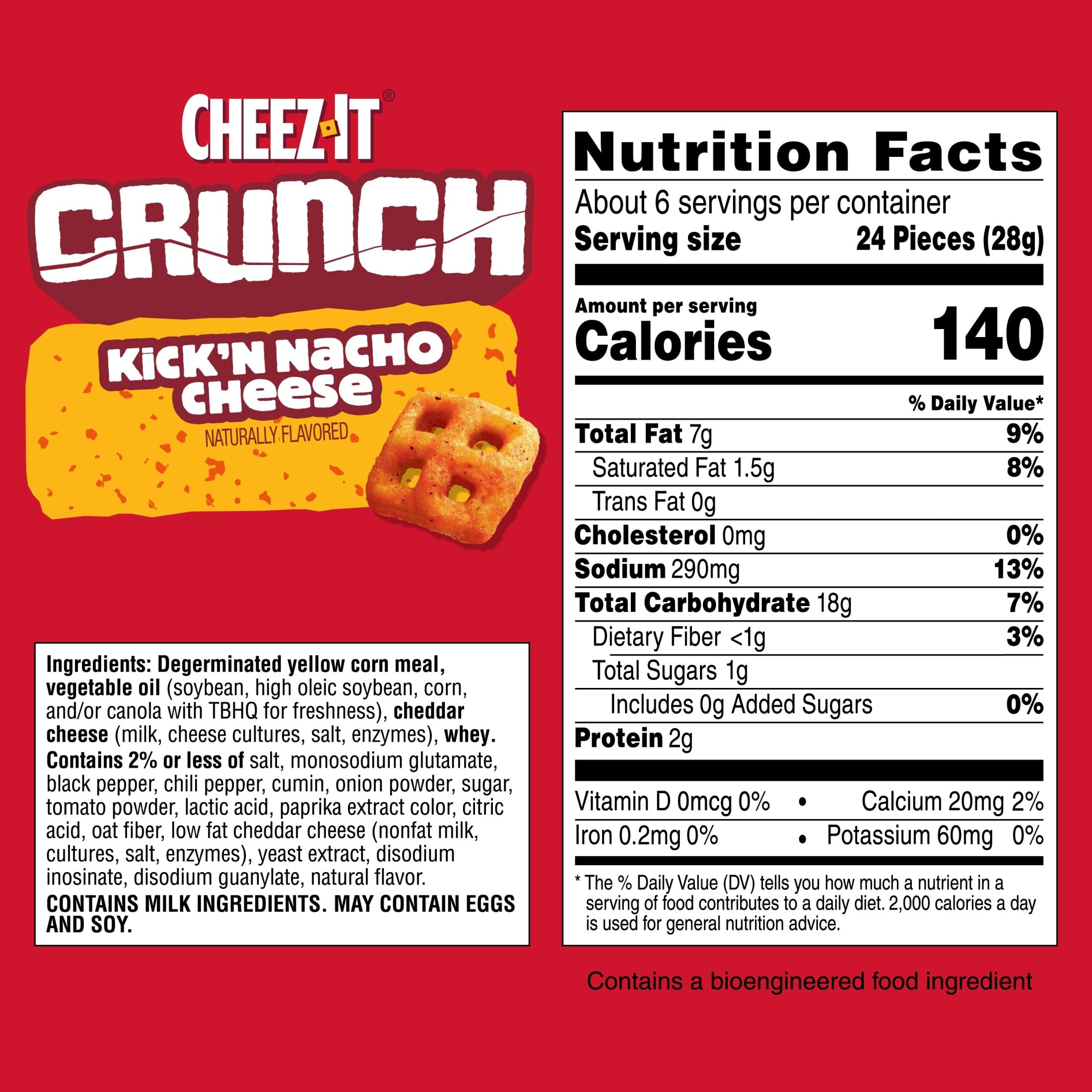 Cheez-It Crunch Sharp White Cheddar bite adds a savory lunchbox perk.