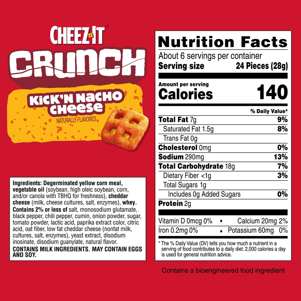 Cheez-It Crunch Sharp White Cheddar bite adds a savory lunchbox perk.
