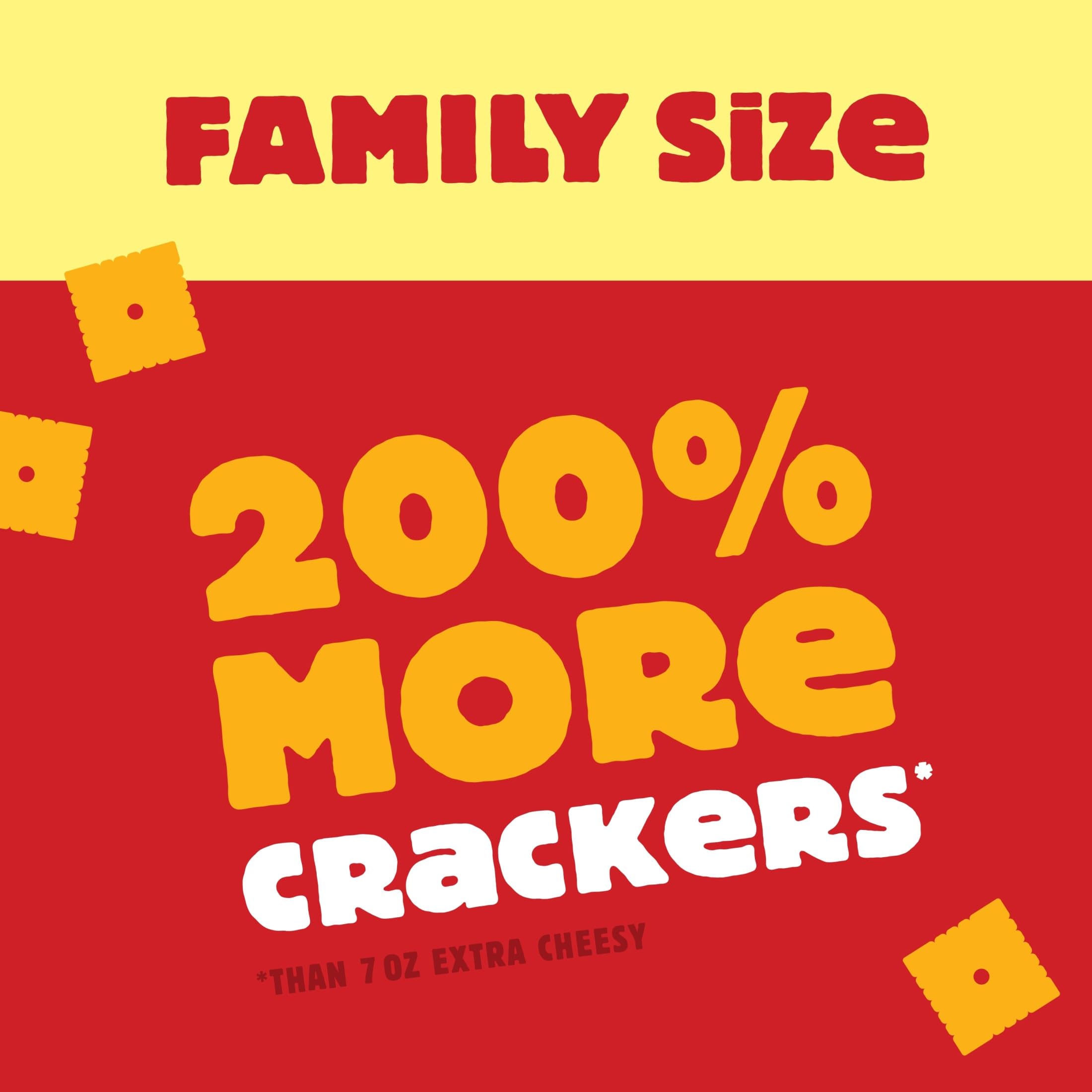 Cheez-It baked snack close-up showing light golden crisp