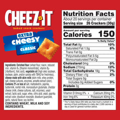 Cheez-It crunchy bite close-up showcases crispy texture and rich cheese