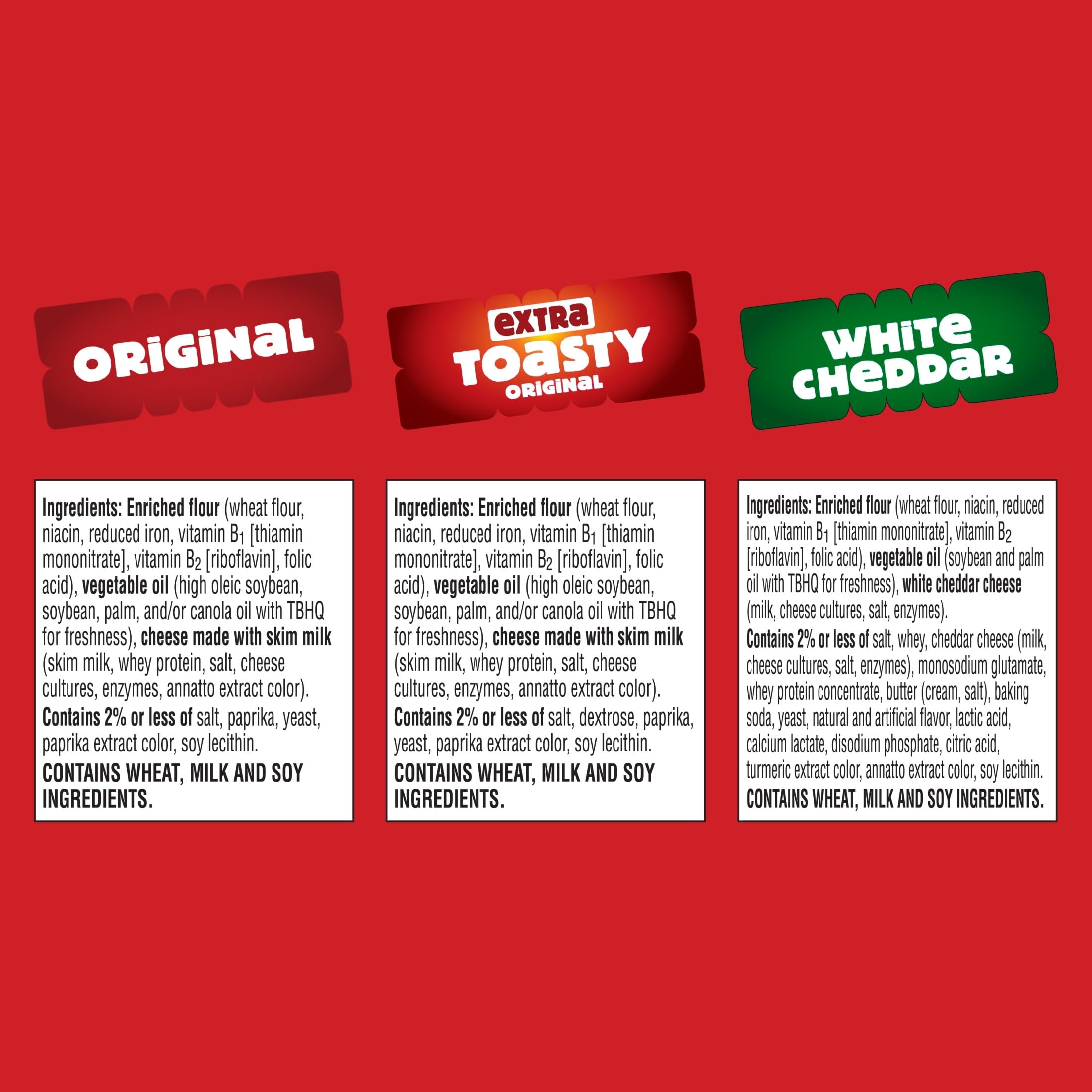 Cheez-It crackers on a picnic table, shareable crowd-pleaser for outdoor moments.