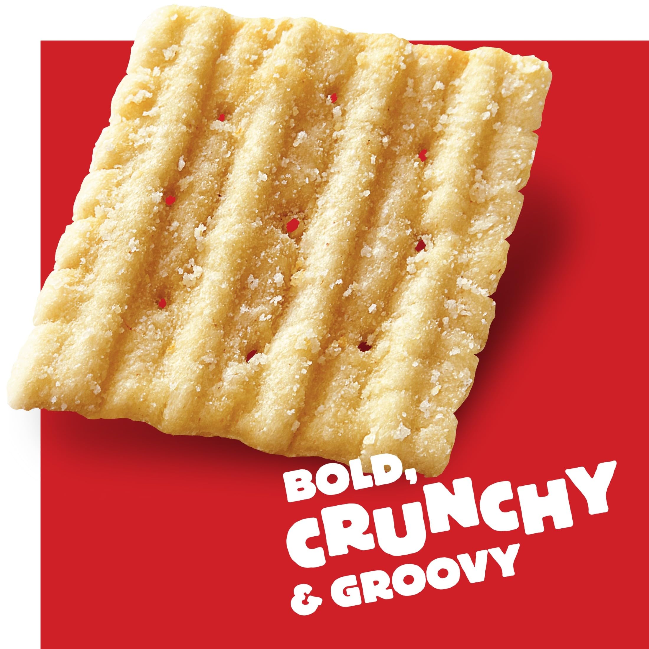 Cheez-It Grooves box in hand for a quick on the go snack.
