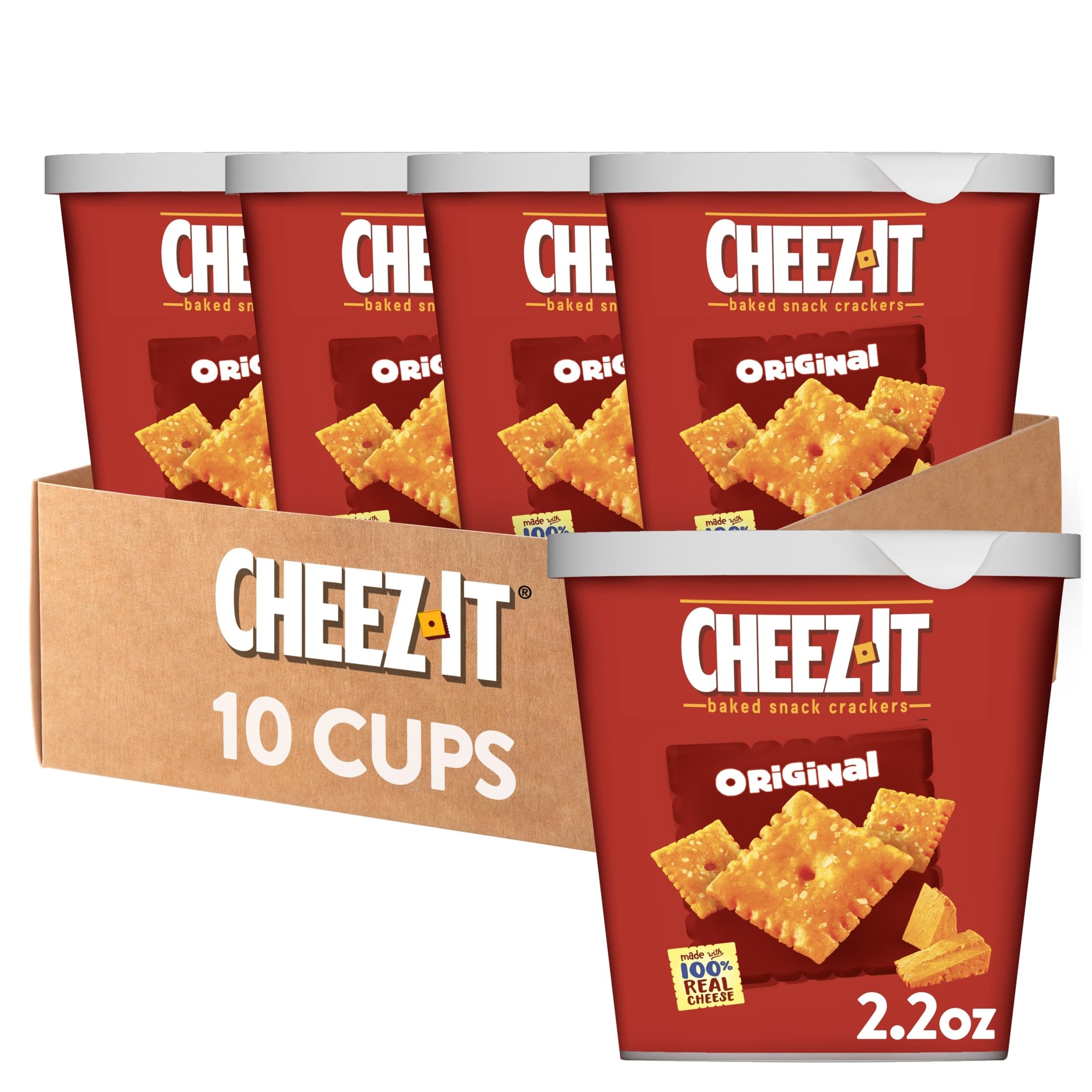 Cheez-It Original crackers in a cup for easy on-the-go snacking