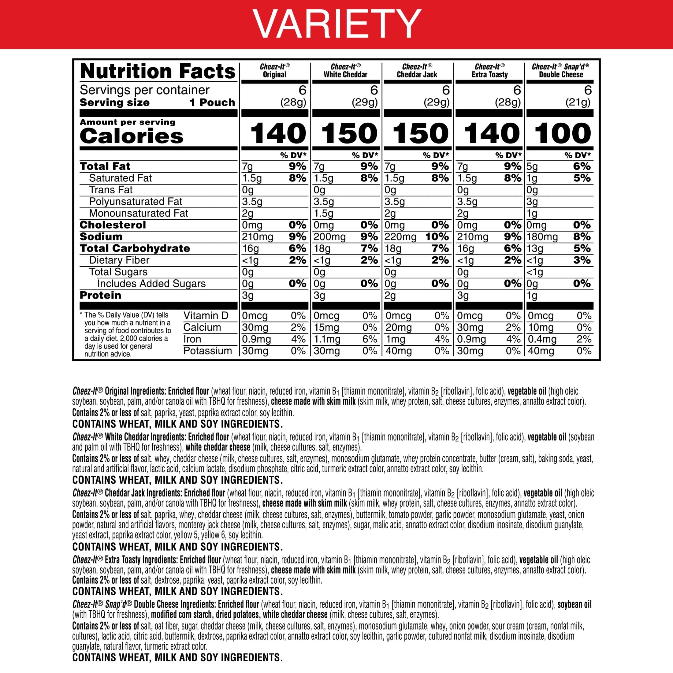 Cheez-It Original crackers in a box, ideal for school lunches