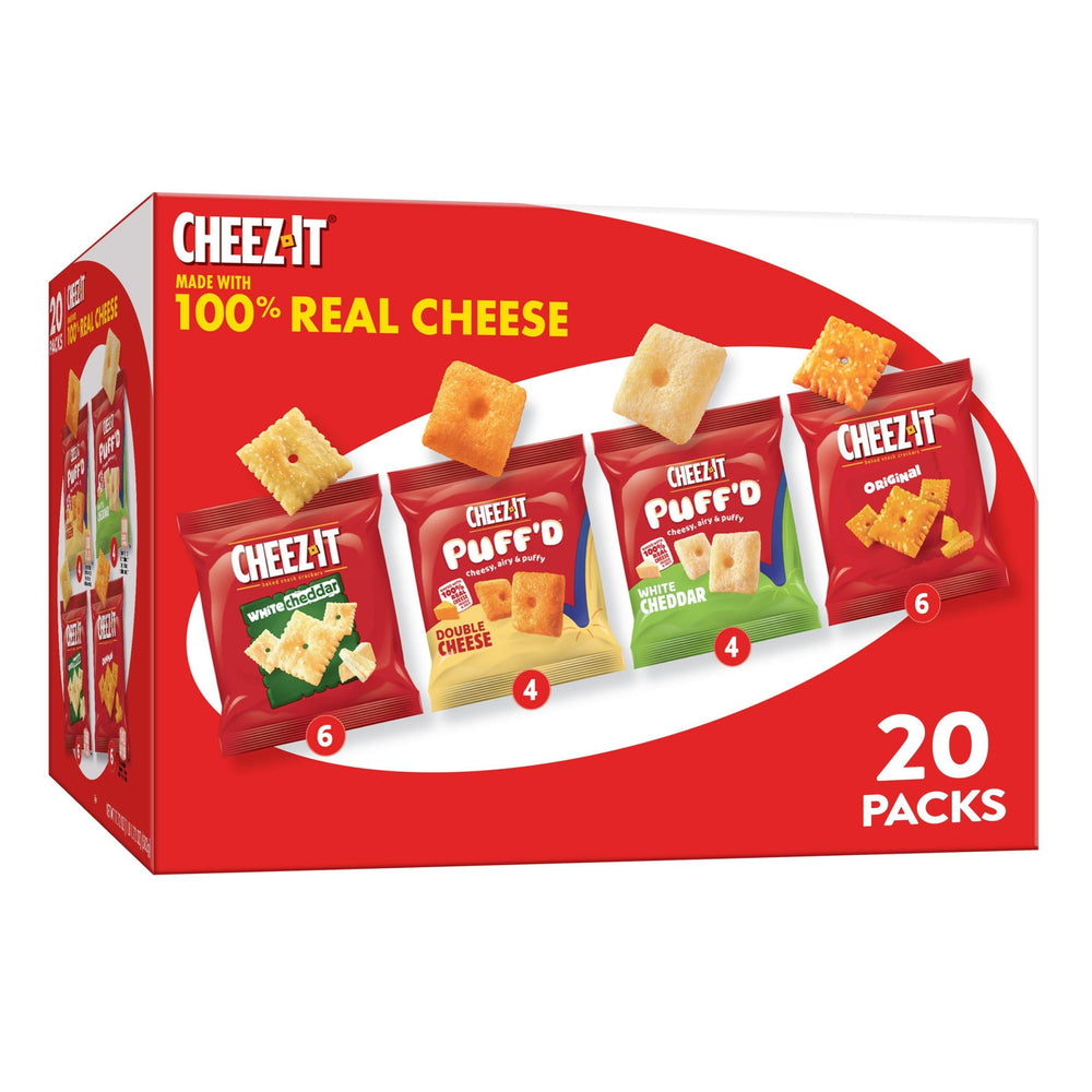 Cheez-It Original crackers in a box deliver bold, savory crunch for any snack moment.