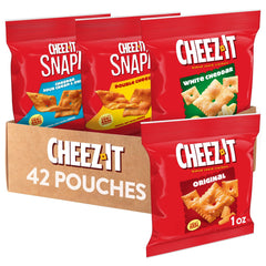 Cheez-It Original crackers pack, perfect for on-the-go snacks and lunchboxes.