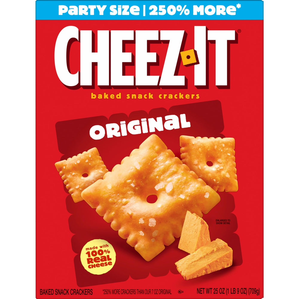Cheez-It Original freshness-sealed box ready for travel.