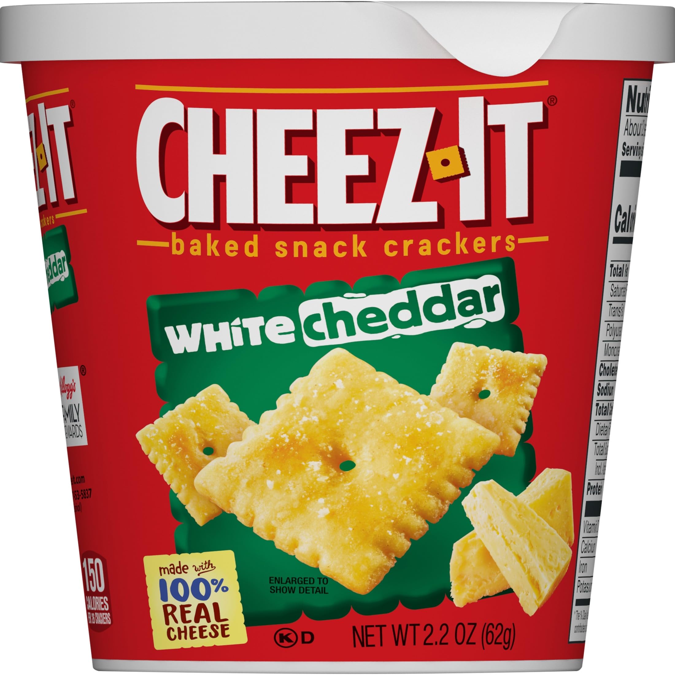 Cheez-It single-serve cup open inviting crunchy snack.