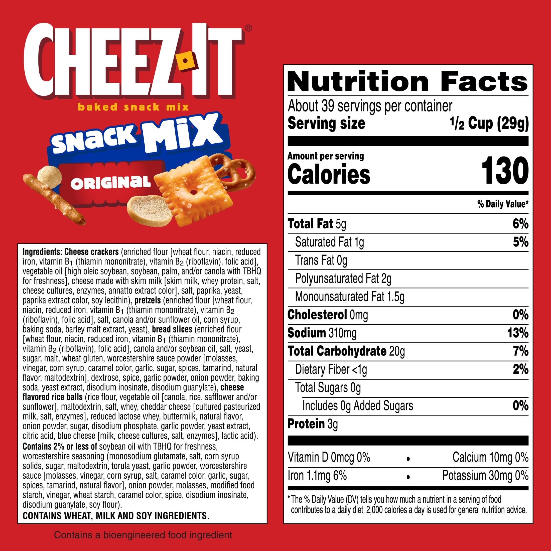 Cheez-It Snack Mix cracker close-up showcasing baked cheese