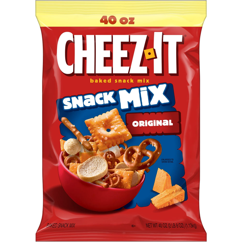 Cheez-It Snack Mix party platter centerpiece
