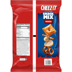 Cheez-It Snack Mix pretzel texture close-up