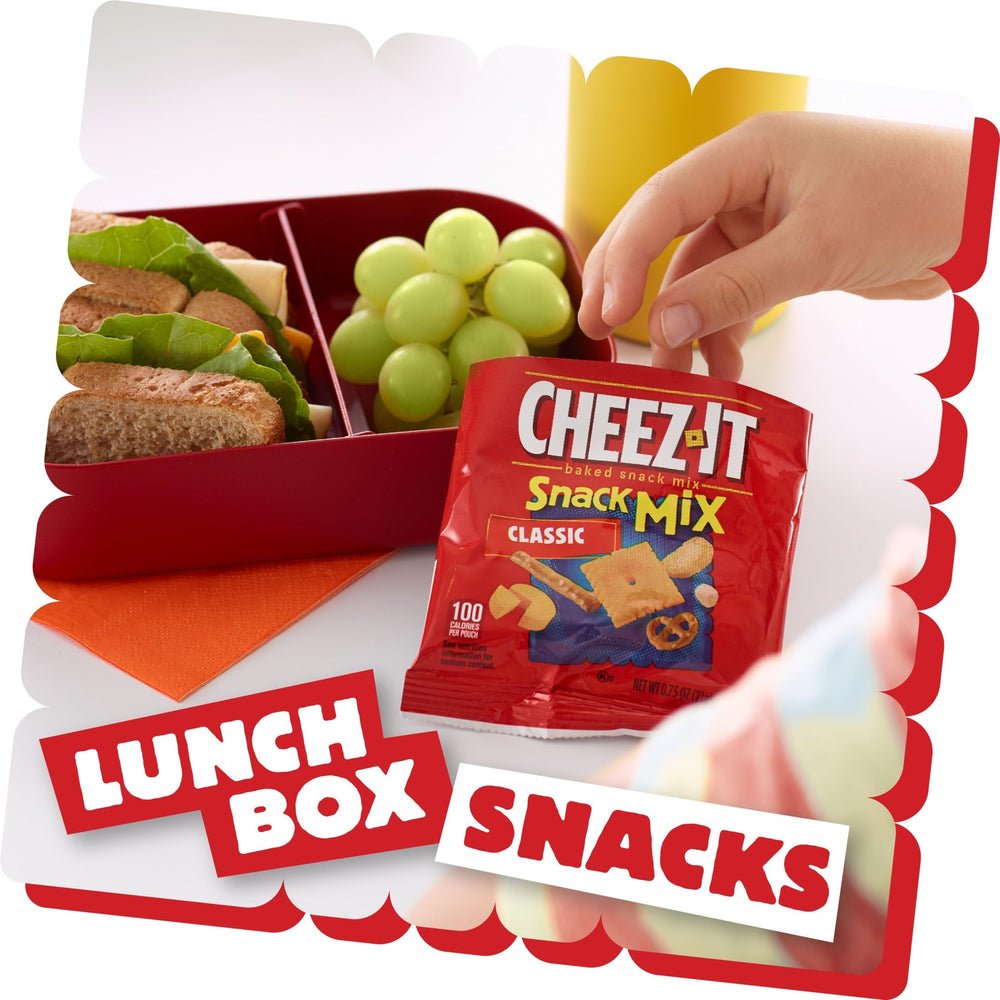 Cheez-It wheat squares closeup highlights savory bite and baked texture.