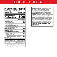 Cheez-It Snap'd Double Cheese crispy snaps in a snack bowl.