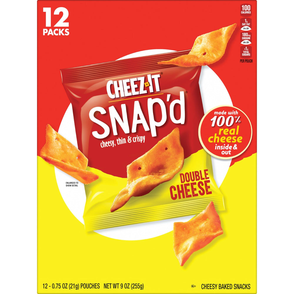 Cheez-It Snap'd Double Cheese party platter ready to snack.