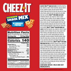 Serving bowl of Cheez-It mix ready for game night snacking