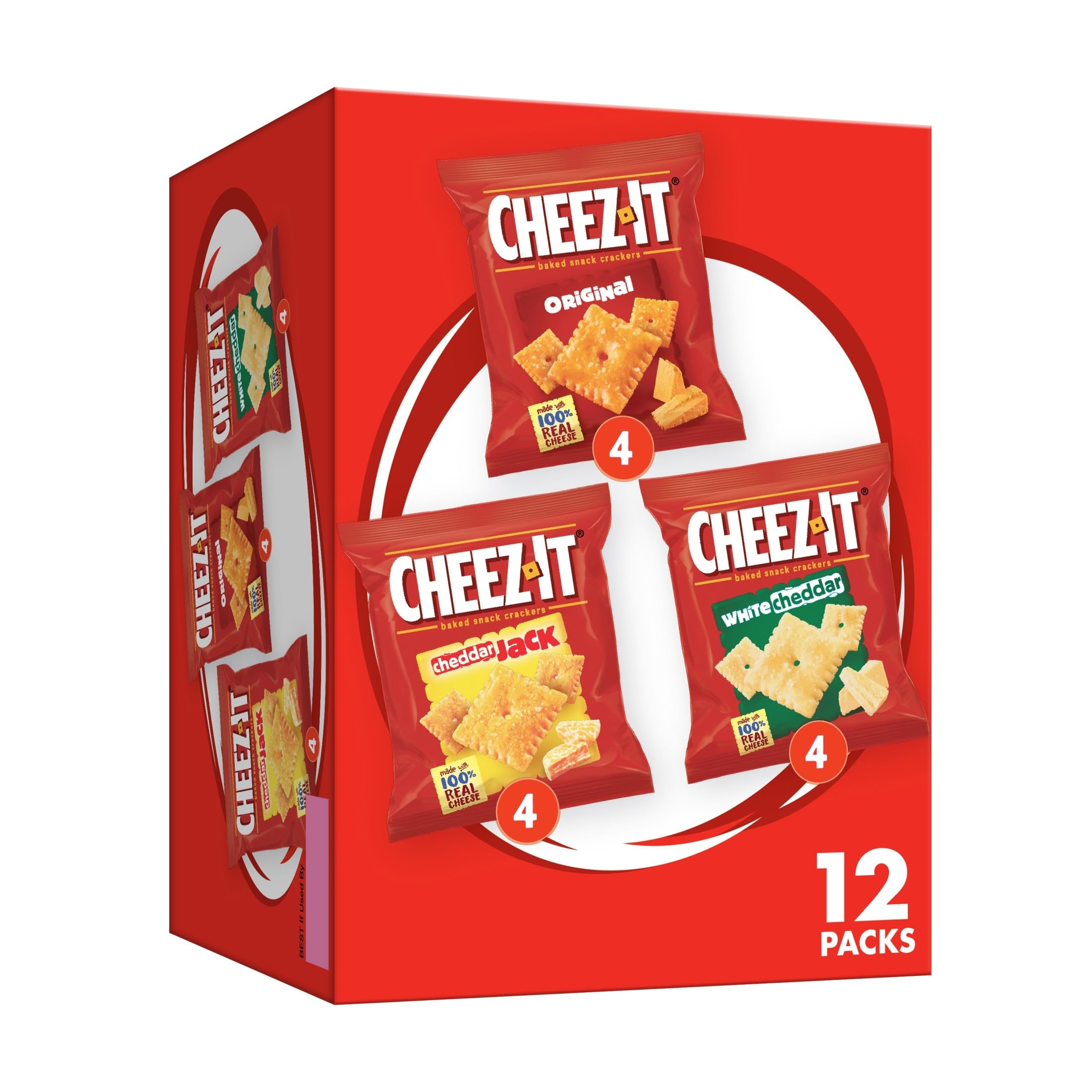 Cheez-It Variety Pack front view for on-the-go snacking and shareable moments.