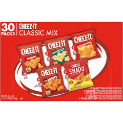 Cheez-It White Cheddar crackers pack, great for family snack time