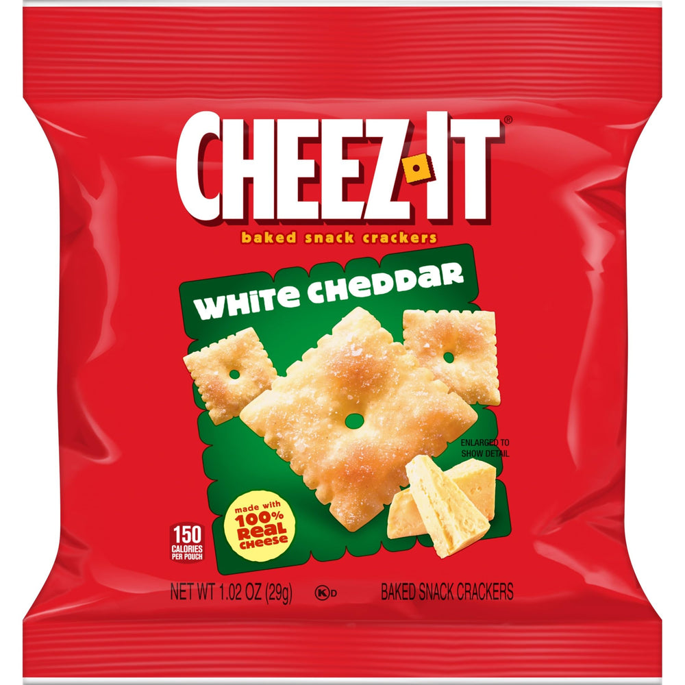 Cheez-It White Cheddar crackers as a crowd-pleasing party snack option.