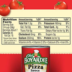 Chef Boyardee 12-pack on display shows convenience for family pizza nights.