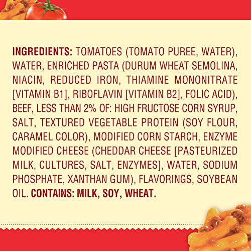 Twelve-pack Beefaroni bowls providing easy family meals.