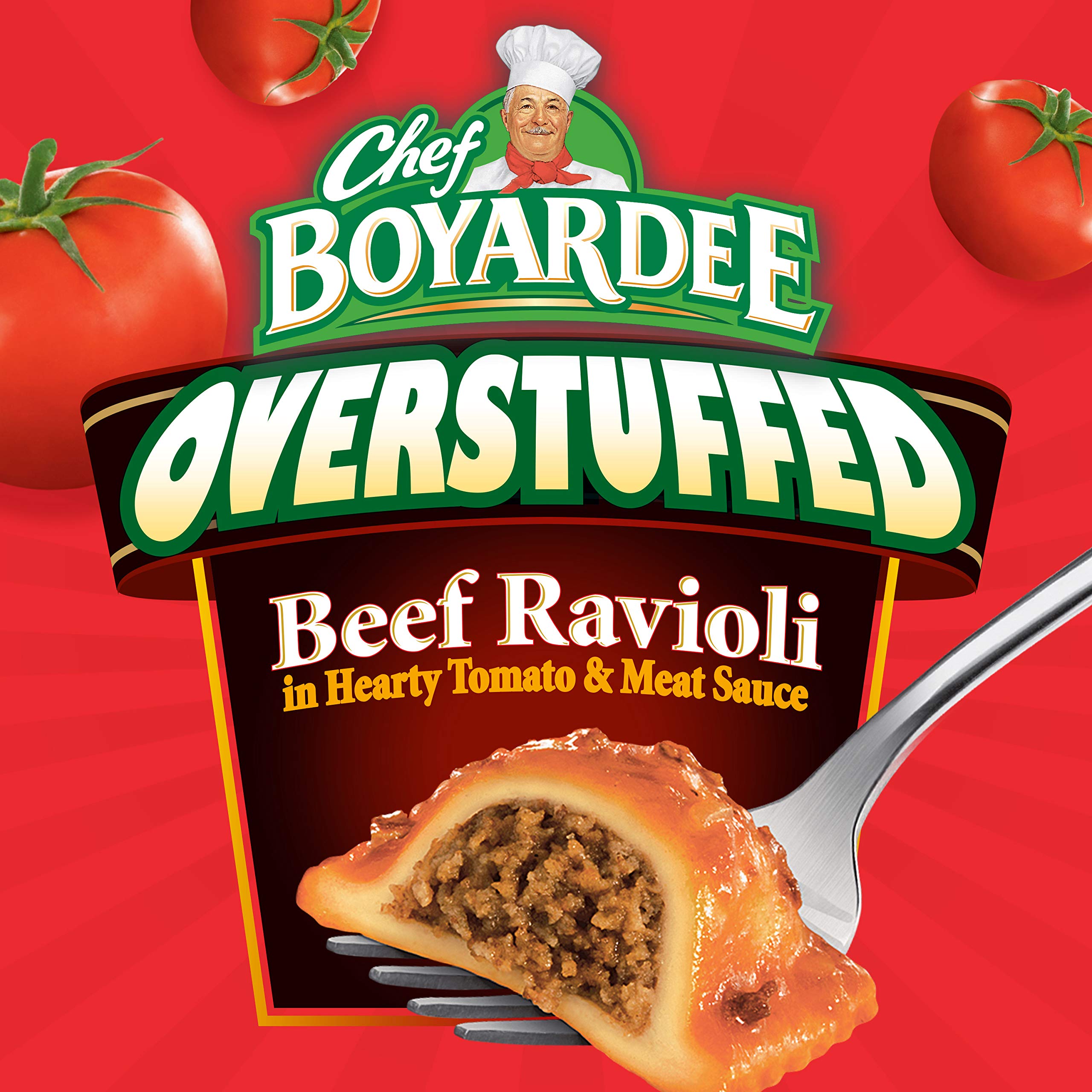 Kid-friendly meal with Chef Boyardee ravioli for a quick dinner.