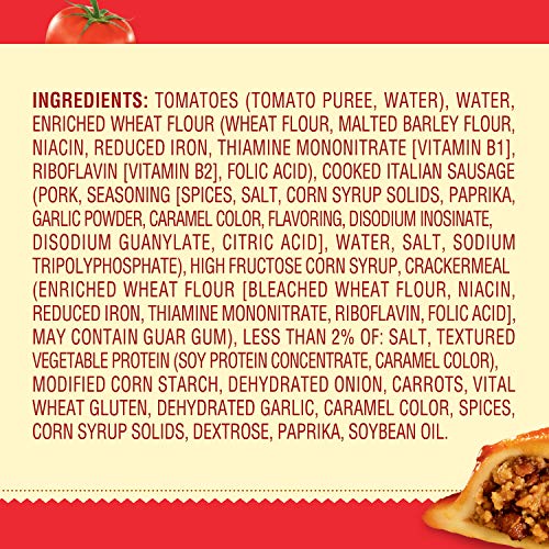 Chef Boyardee ravioli as a quick weeknight option for kids.