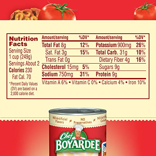 Chef Boyardee Lasagna family dinner setup on table
