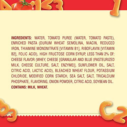 Chef Boyardee Mini ABC's and 123's pack of 12 cans for steady meal supply.