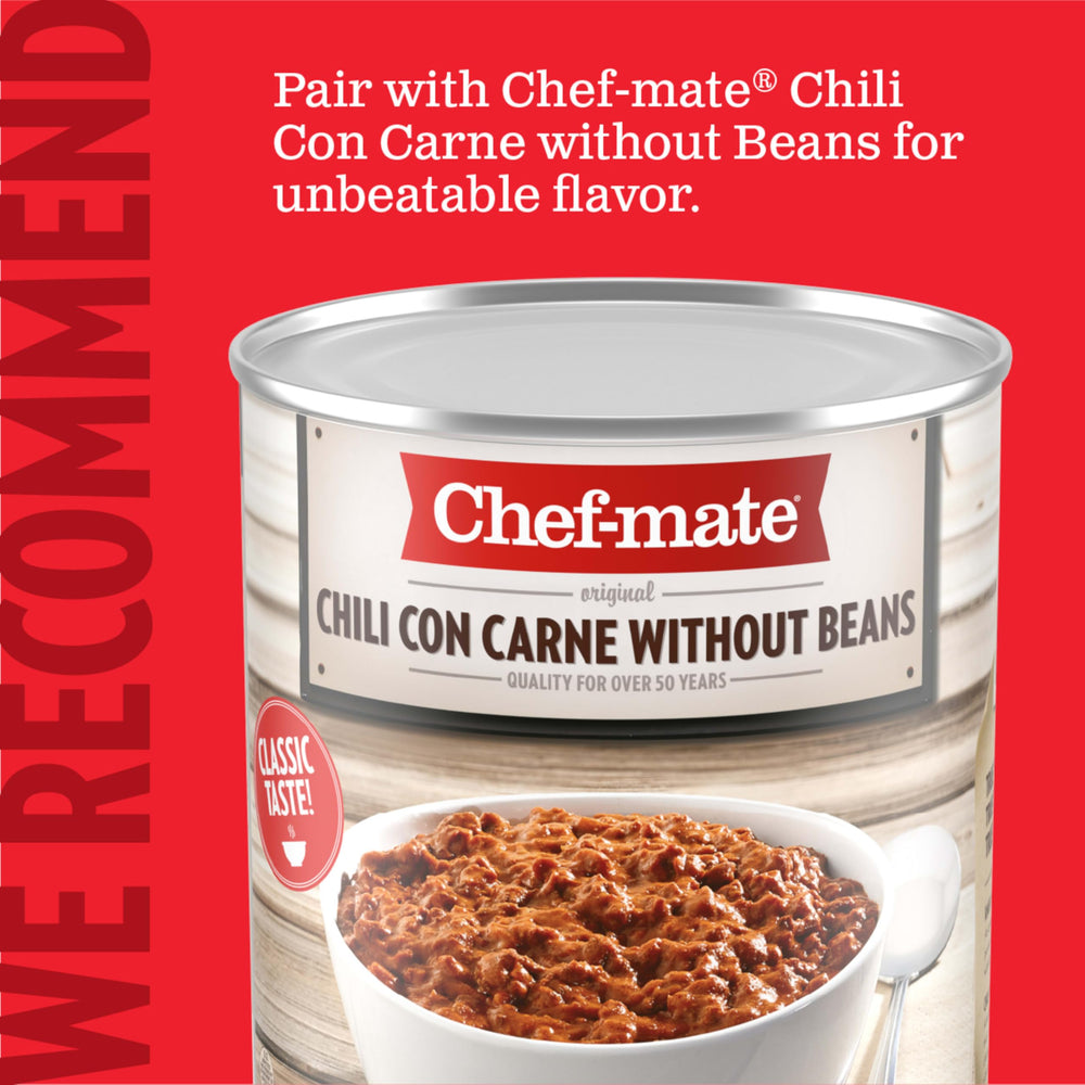 Chef-mate Basic Cheddar Cheese Sauce brunch serving with velvety finish