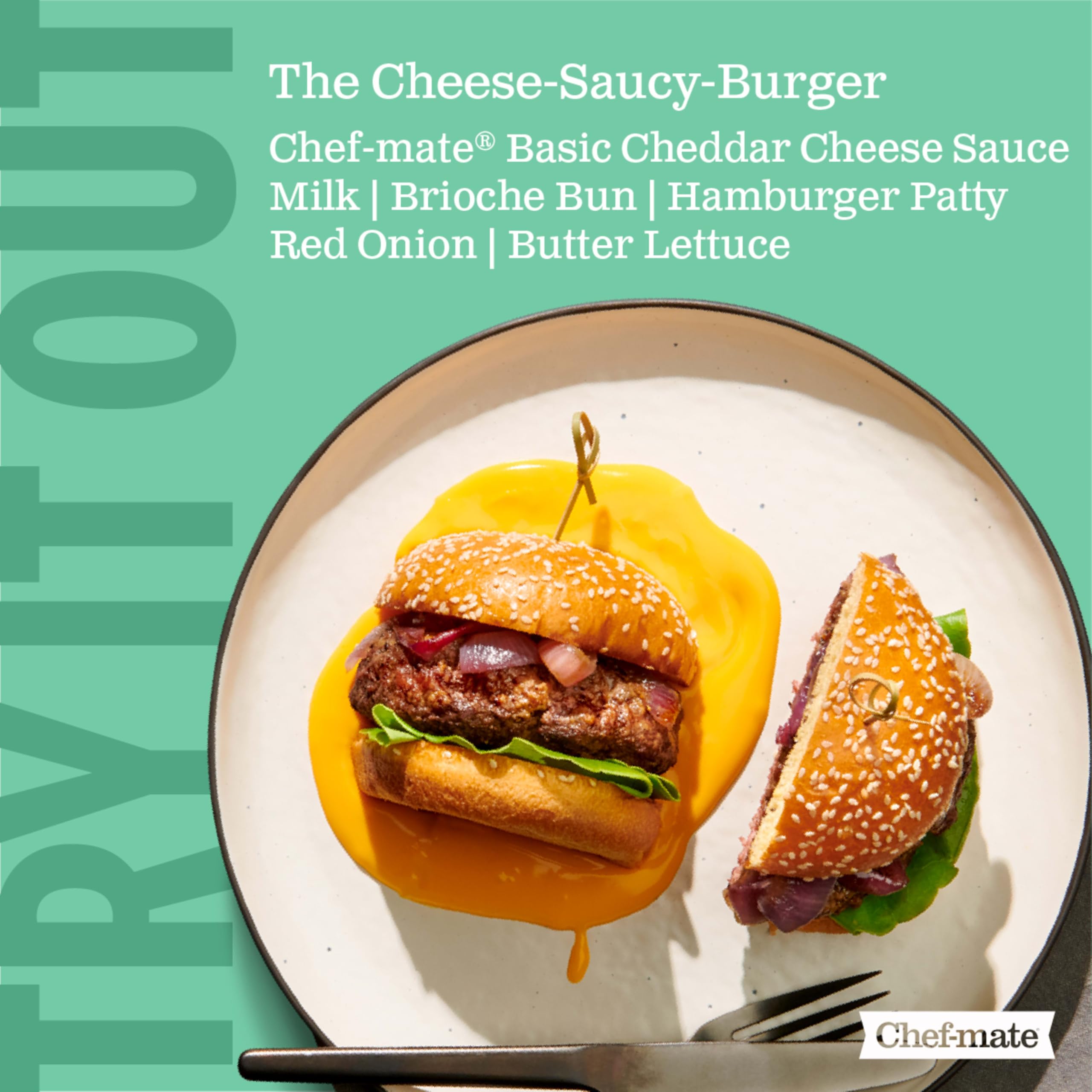 Chef-mate Basic Cheddar Cheese Sauce enhances Southwest Philly cheese steak