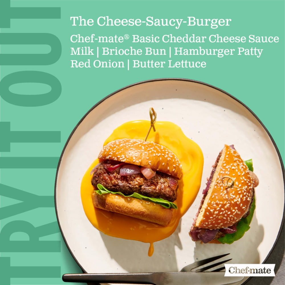 Chef-mate Basic Cheddar Cheese Sauce enhances Southwest Philly cheese steak