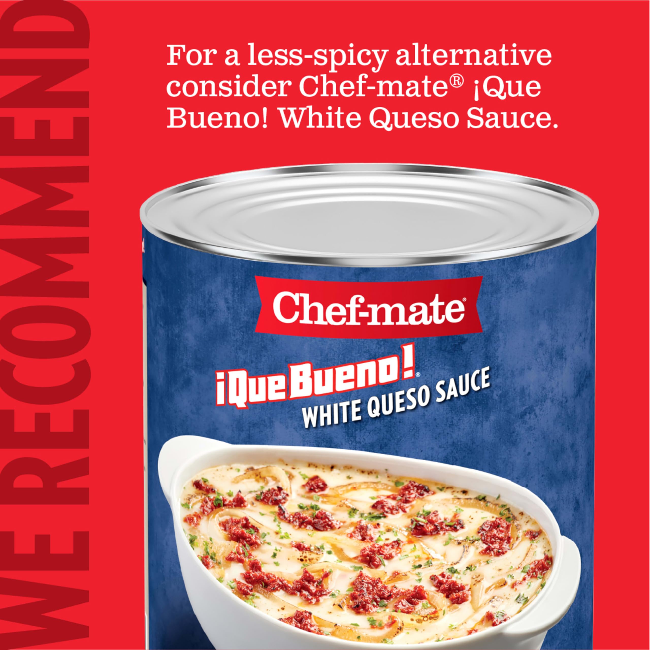 Chef-mate Que Bueno serving spoon shot emphasizes convenient heat-holding