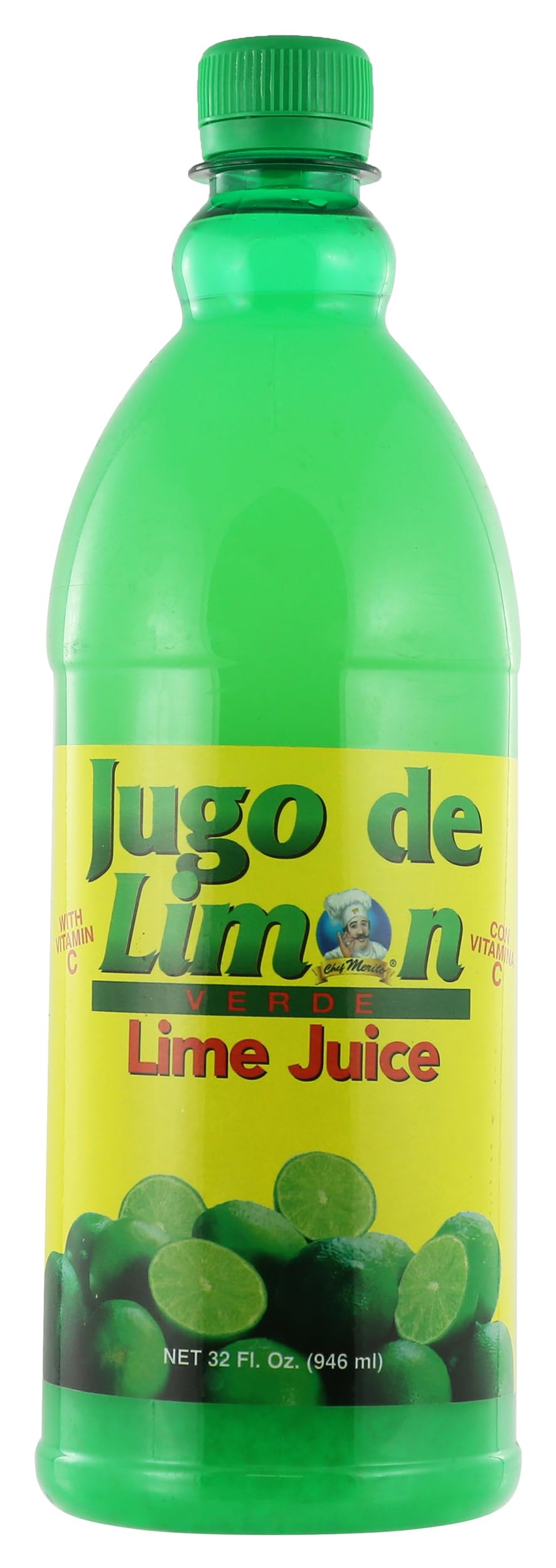 Chef Merito Limon Verde bottle pour enhances fajitas with bright lime flavor