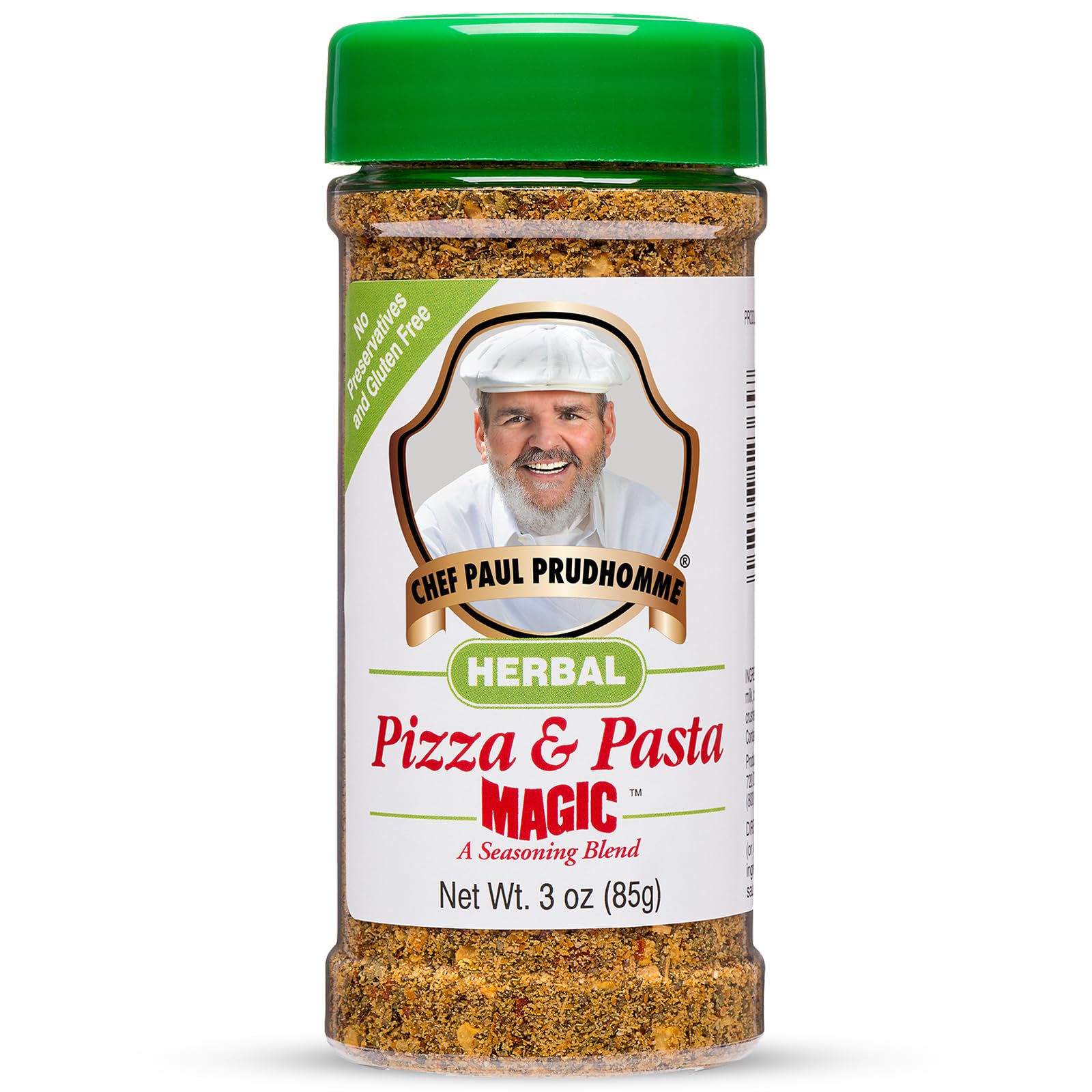 Chef Paul Prudhomme Herbal Pizza and Pasta Magic jar enhances Italian flavor for home cooks